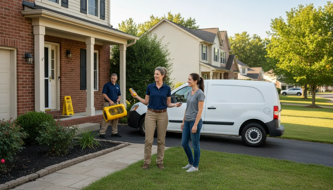 Water restoration image for Mildew Remediation in Holt, MI